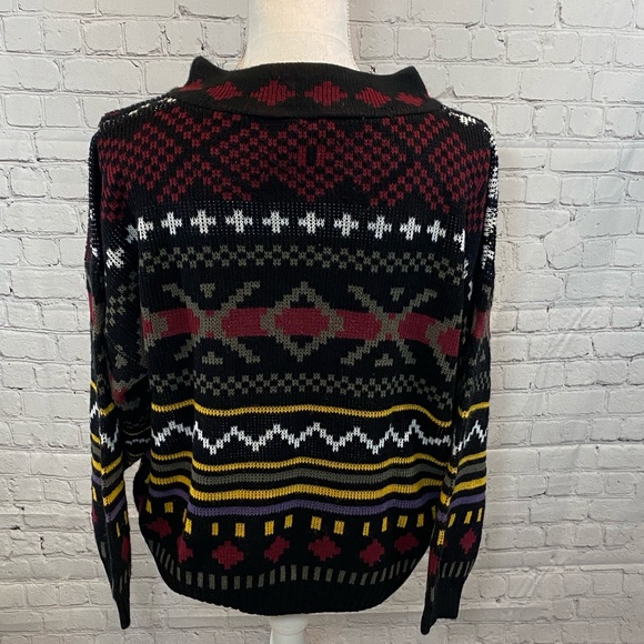 JAM KNITS Vintage 80's High Neck Sweater-M/L - Picture 2 of 3